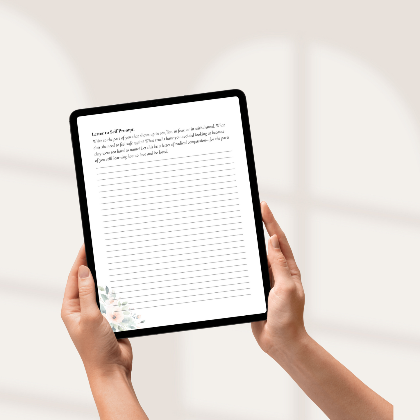 "More Than a Wife" Guided Journal – Printable 7x9 Self-Reflection Journal for Wives (Digital Download)