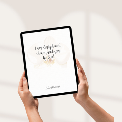 Digital Anchored Heart Affirmation Cards (Free Printable Download)