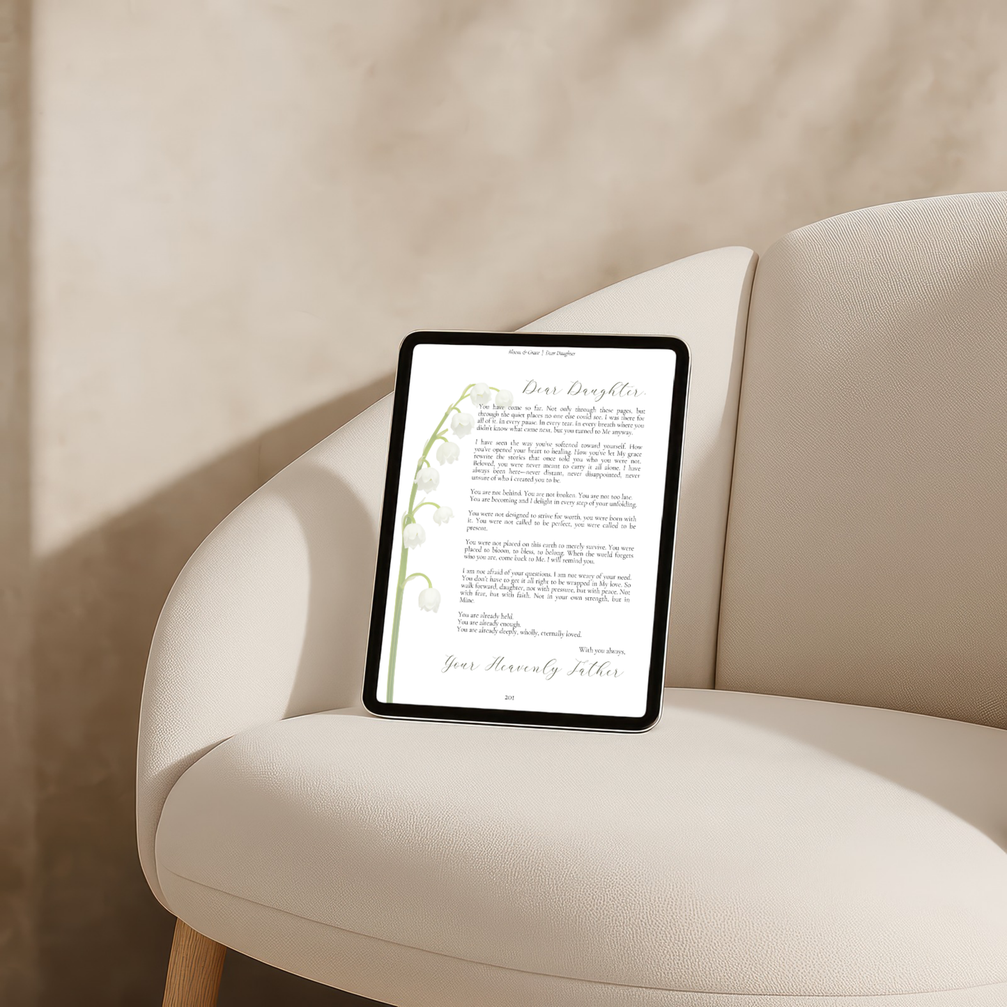 "Bloom & Grace" Guided Journal – Printable Faith-Based Reflection Journal for Women (Digital Download)