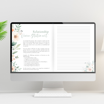 "More Than a Wife" Guided Journal – Printable 7x9 Self-Reflection Journal for Wives (Digital Download)