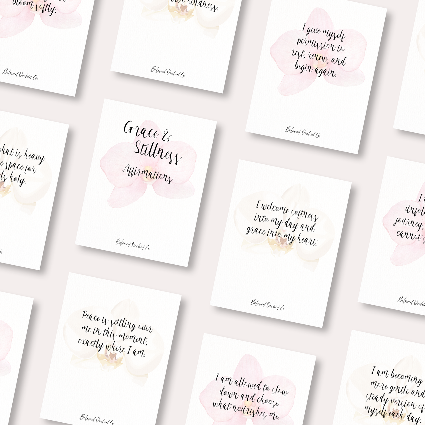 Digital Grace & Stillness Affirmation Cards (Free Printable Download)